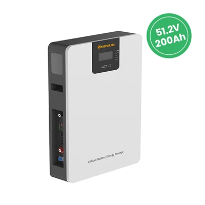 Onesun Batteria Lfp Montaggio a Parete 10,12 Kwh 51,2 V